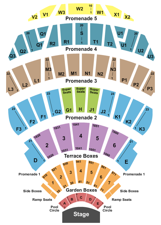 Hollywood Bowl LCD Soundsystem Seating Chart